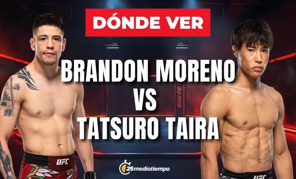 UFC 323: Hora y Dónde Ver la Pelea Entre Brandon Moreno y Tatsuro Taira en México