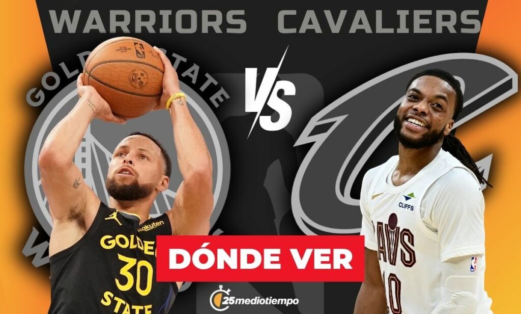 Cómo Ver Warriors vs Cavaliers HOY: Horario y Canal EN VIVO en NBA 2025