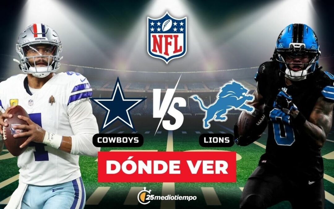 Cowboys vs. Lions: Horario y Dónde Ver EN VIVO Thursday Night Football en Semana 14 de la NFL