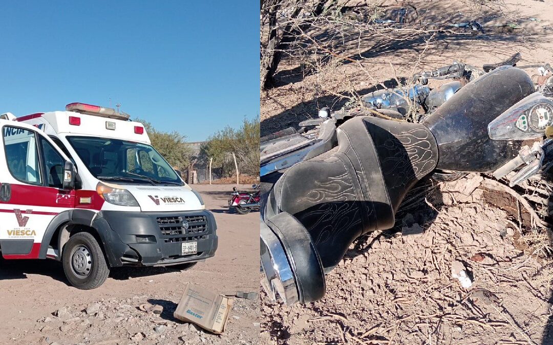 Accidente de motocicleta en Viesca deja un muerto y tres lesionados