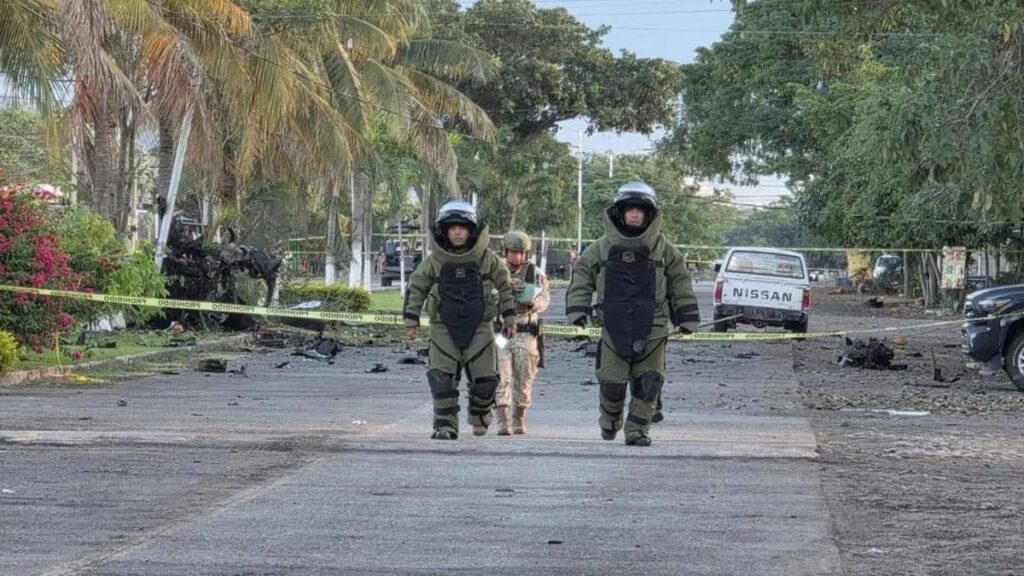 Refuerzan Seguridad en Coahuayana Tras Explosión de Coche Bomba que Causó 5 Muertos