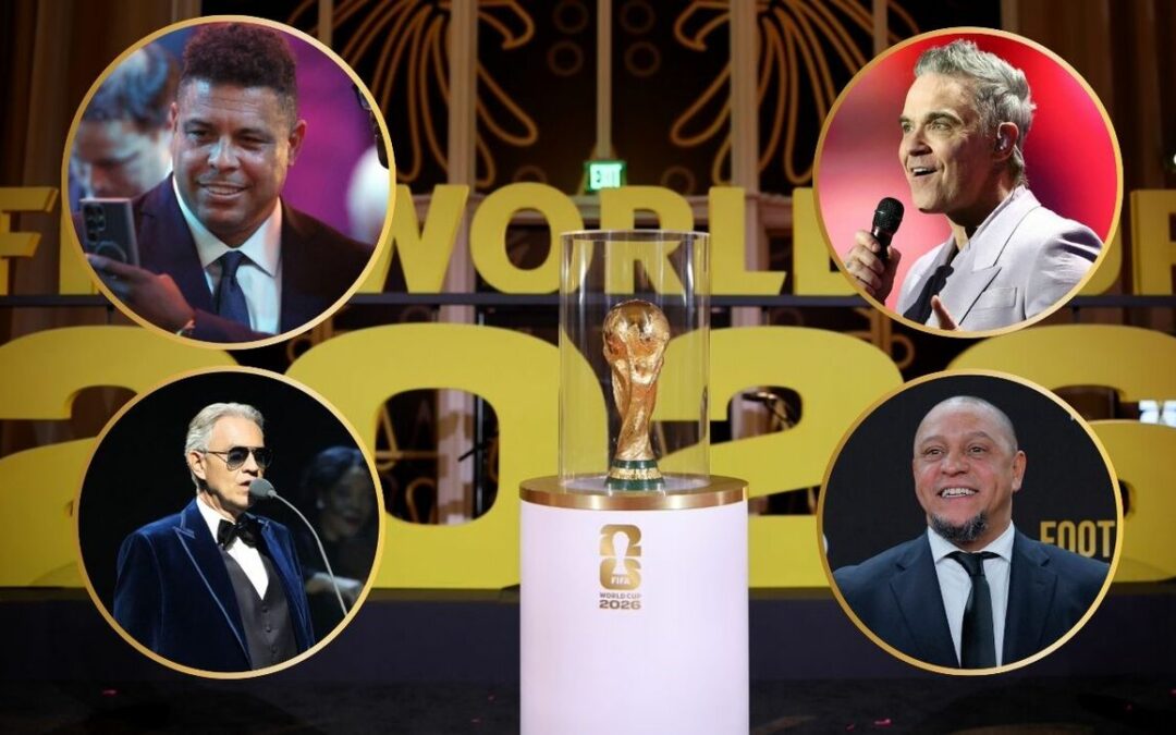 Famosos y Leyendas que Brillaron en el Sorteo del Mundial 2026