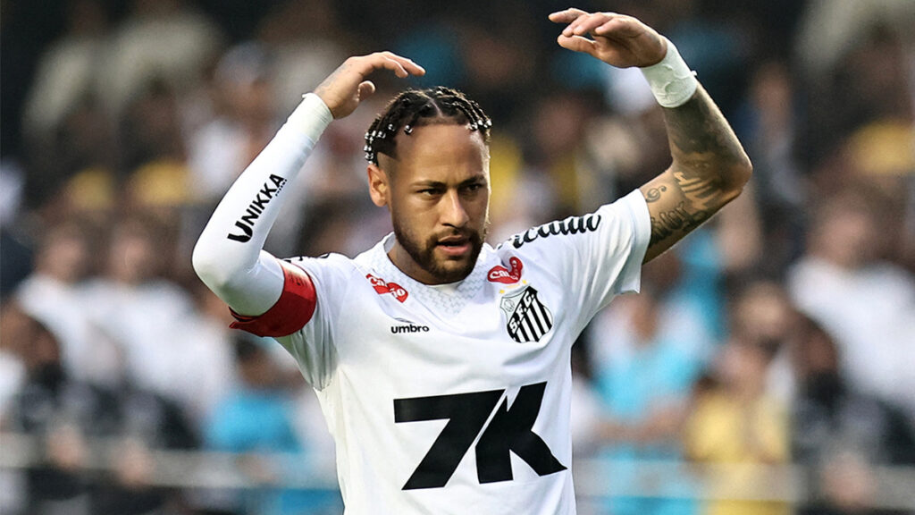 Neymar Brilla con un Triplete y Rescata a Santos del Descenso