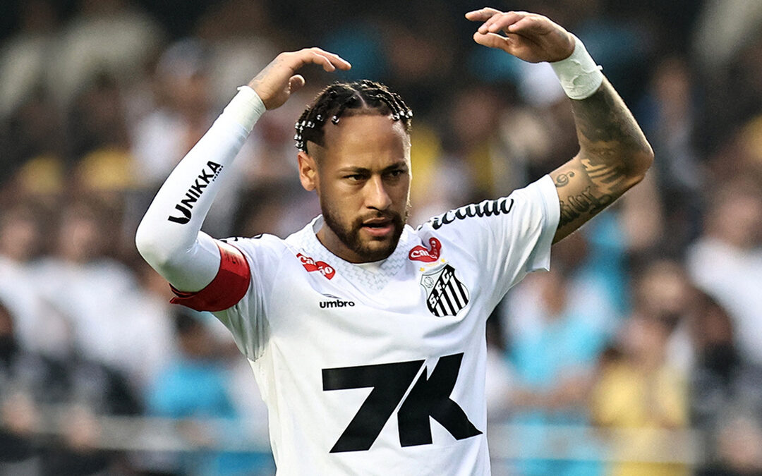 Neymar Brilla con un Triplete y Rescata a Santos del Descenso