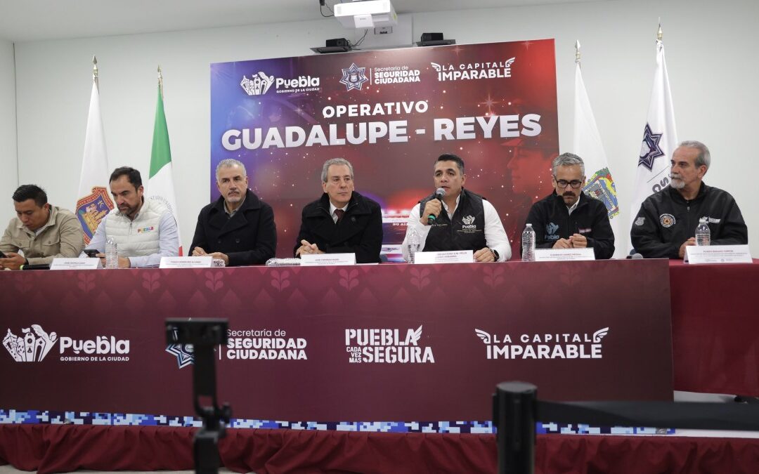 Operativo Guadalupe-Reyes en Puebla: 500 Elementos de Seguridad para Fiestas Decembrinas Seguras
